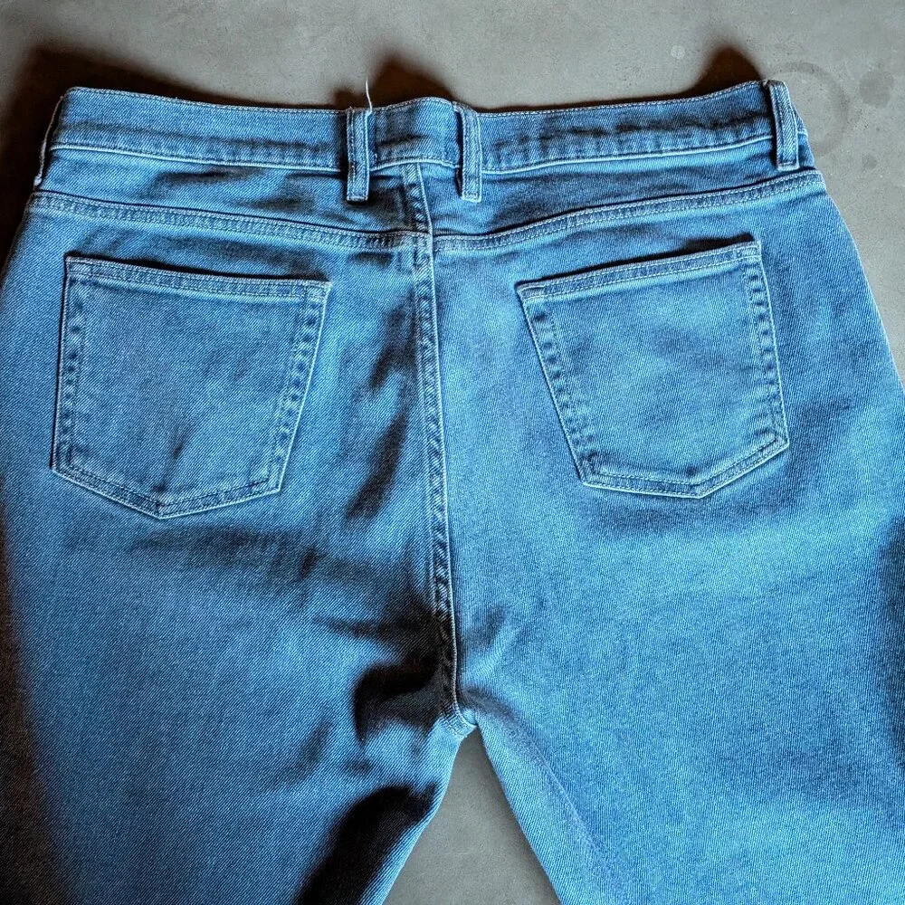 Octobre Éditions Avi Men’s Button-Fly Straight Leg Jeans - Size 34